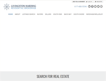 Tablet Screenshot of livingstonharding.com